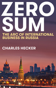 Zero Sum book cover with Moscow skyline
