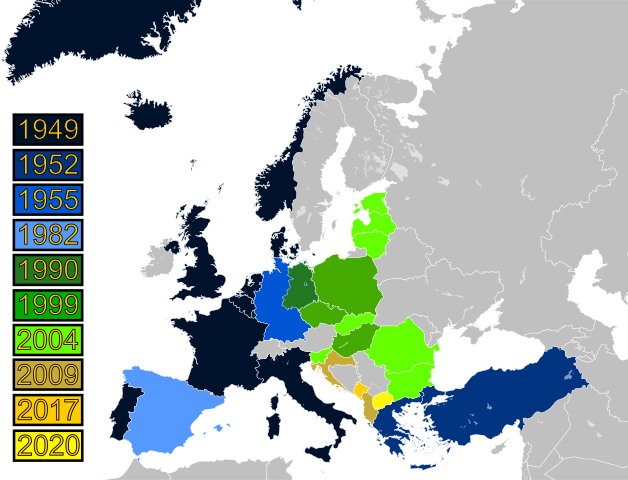 NATO enlargement map