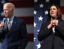 Biden and Harris views