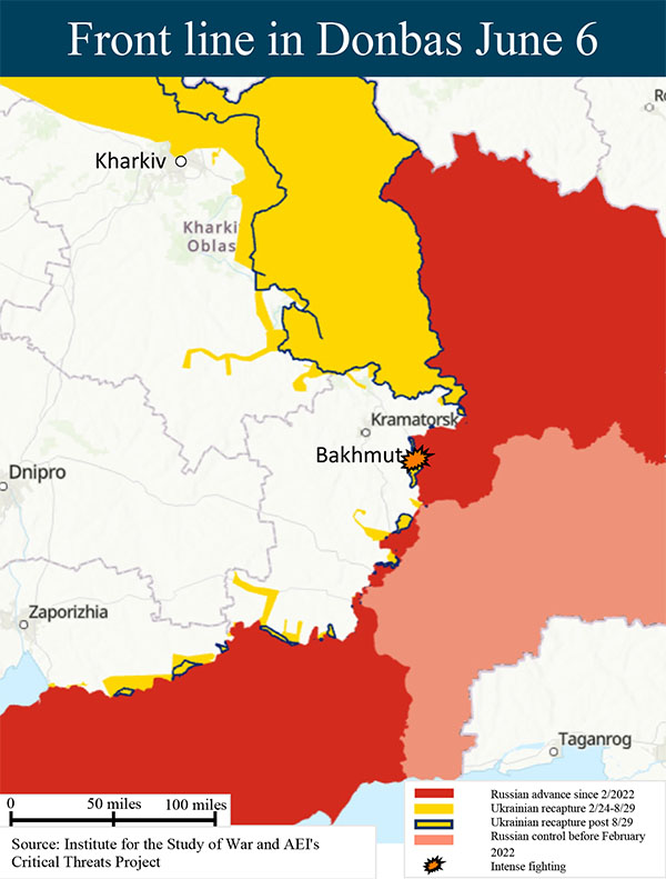 Ukraine report card front line 06.06.23