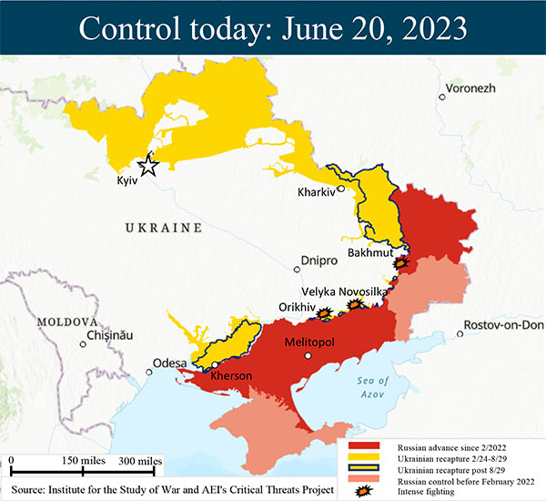 Chart: The World at War in 2023