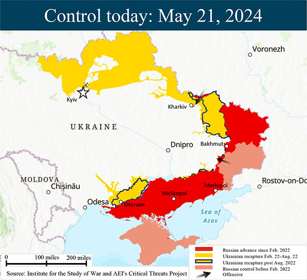 5.21.24 Russia Ukraine Overall Map