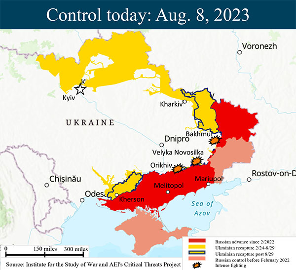 Ukraine report card 08.08.23 control