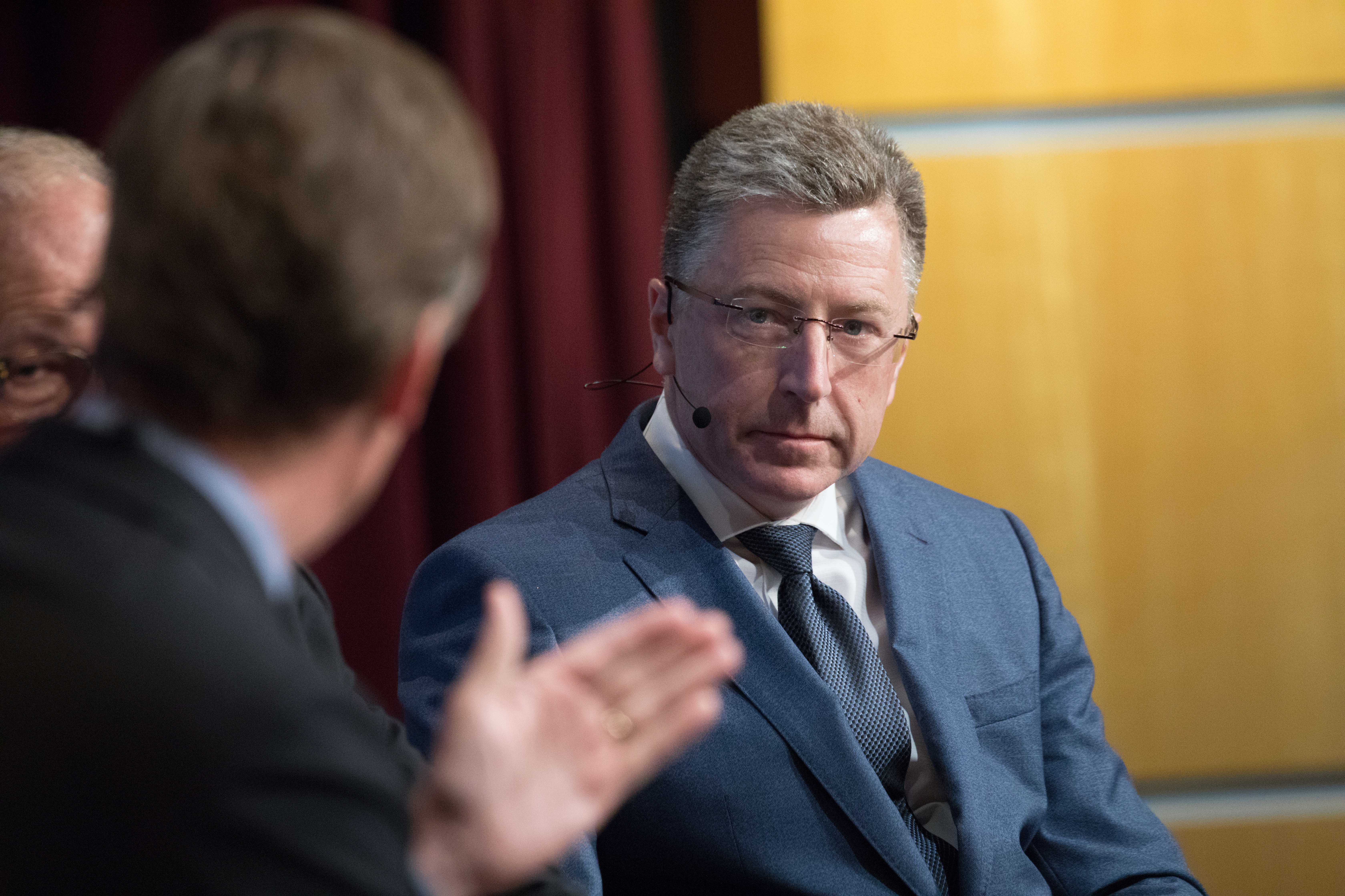 Kurt Volker speaking at Belfer