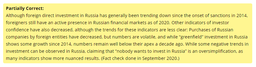 fdi fact check