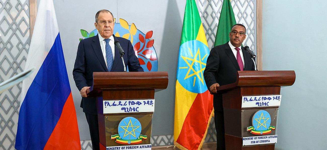 Lavrov in Ethiopia, July 2022