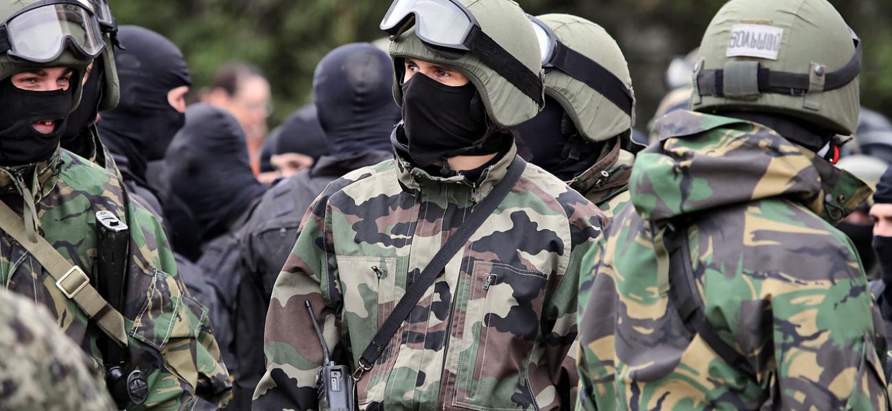 Russian troops