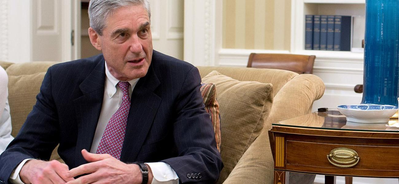 Robert Mueller in The White House. 