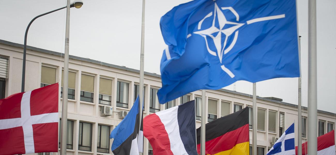 NATO flags