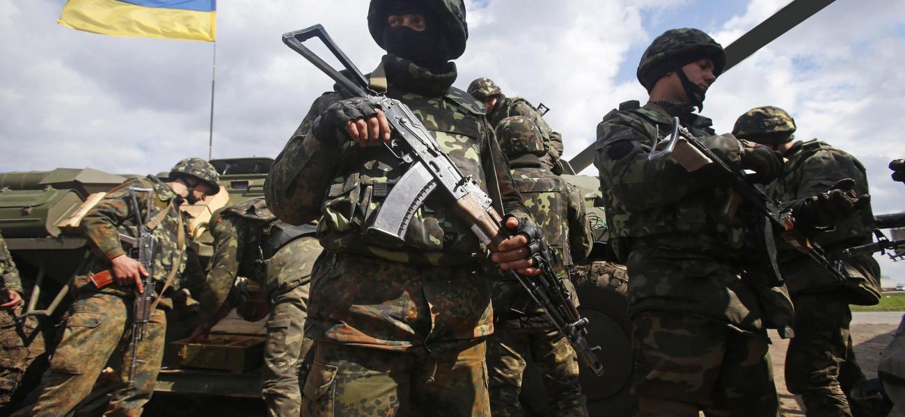 Ukrainian soldiers
