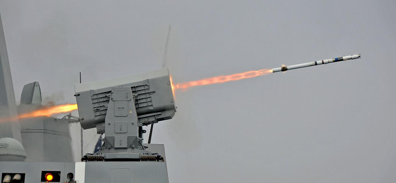 RIM-116 surface to air intercept missile