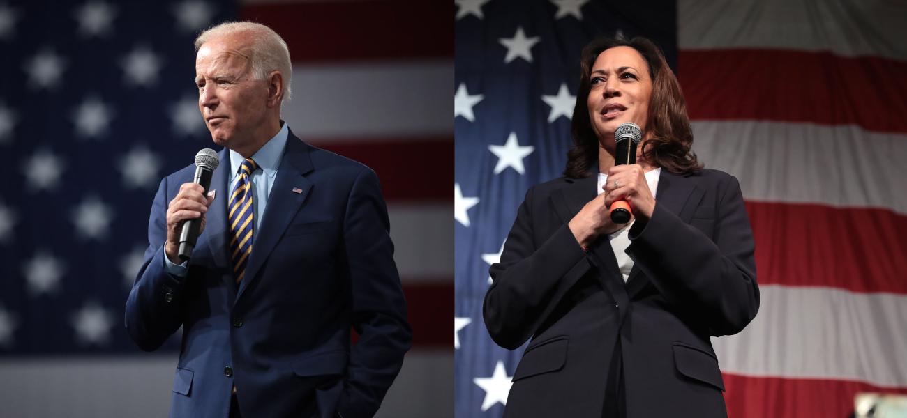 Joe Biden and Kamala Harris