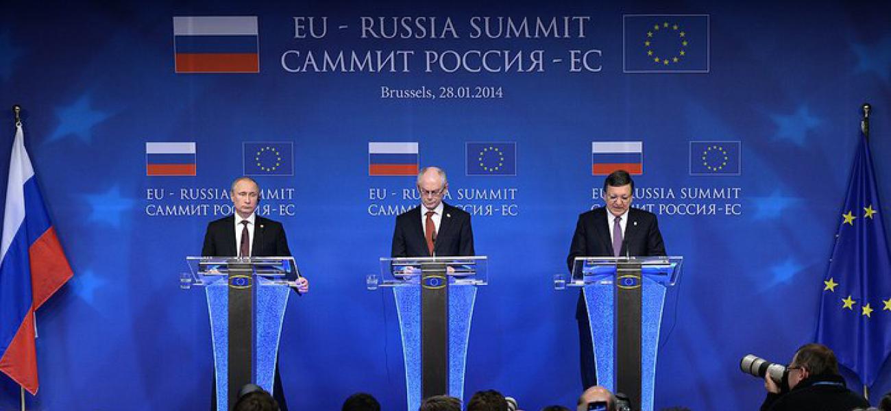 Joint news conference following Russia-EU summit, 2014.