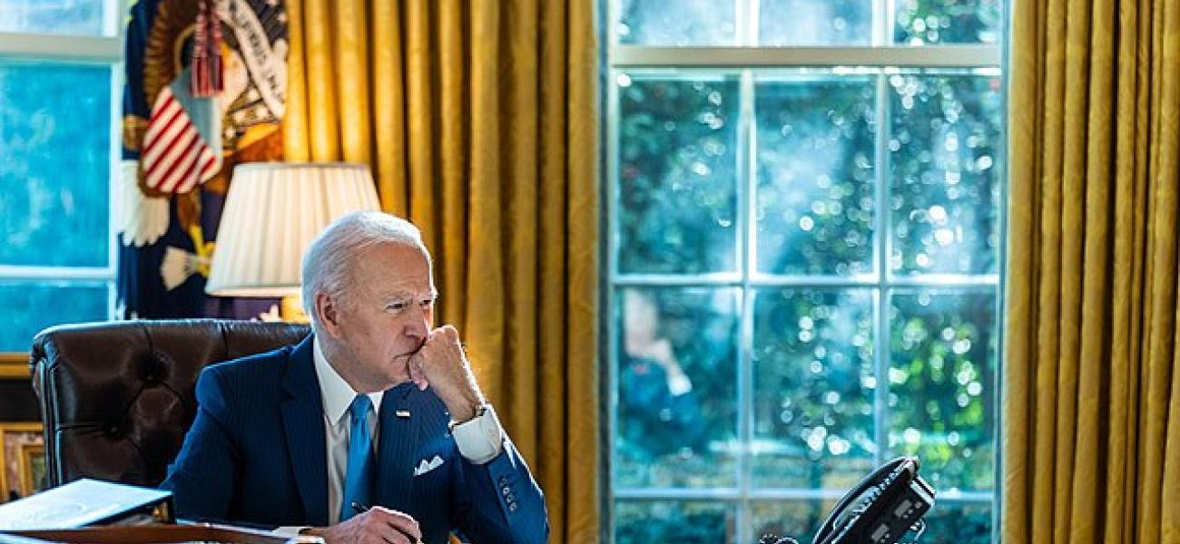 Biden speaks with Ukrainian President Zelenskyy.
