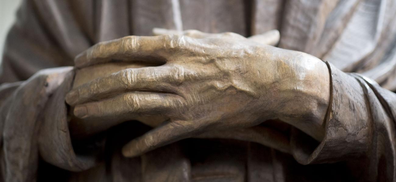 wrinkled hands