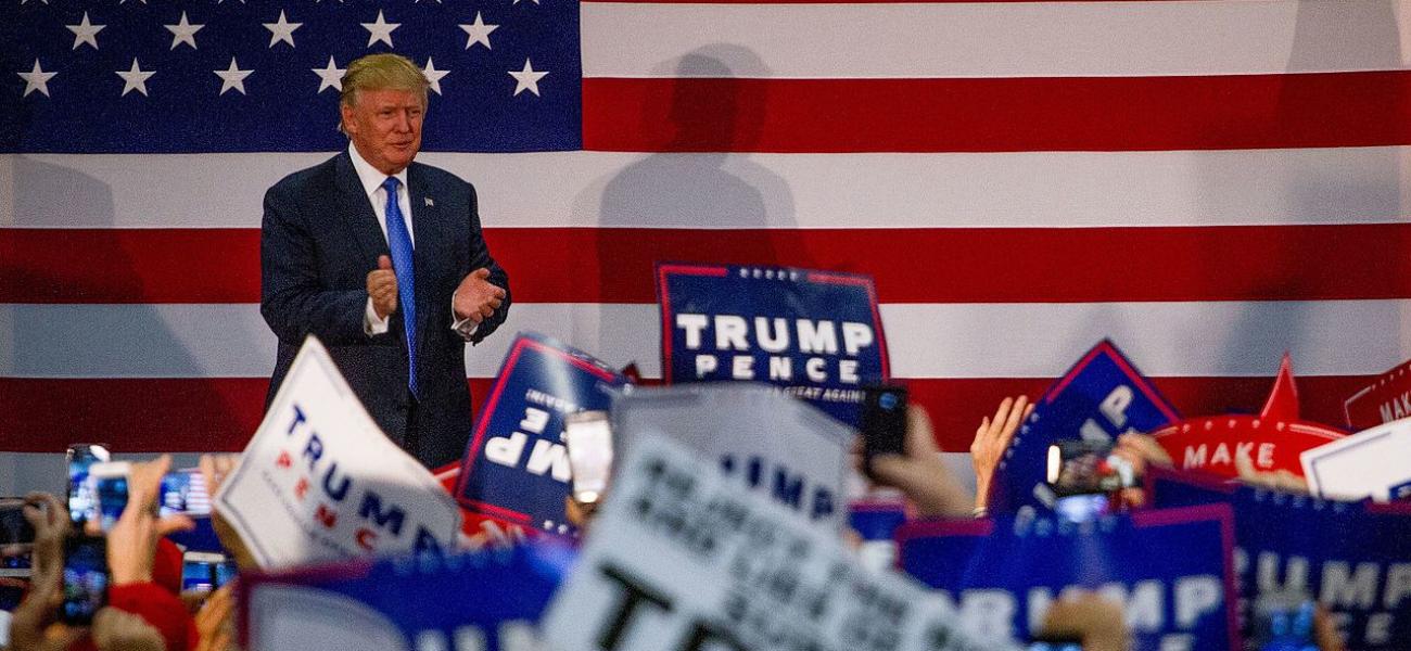 Donald Trump presidential campaign rally.