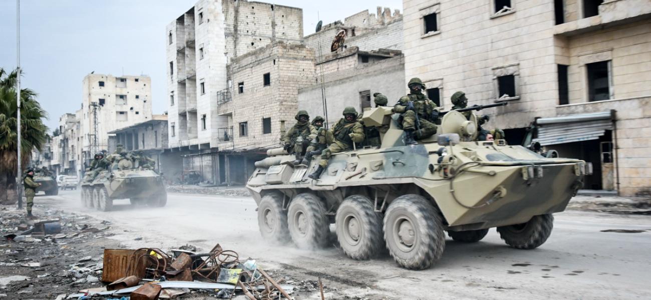Russian troops in Syria