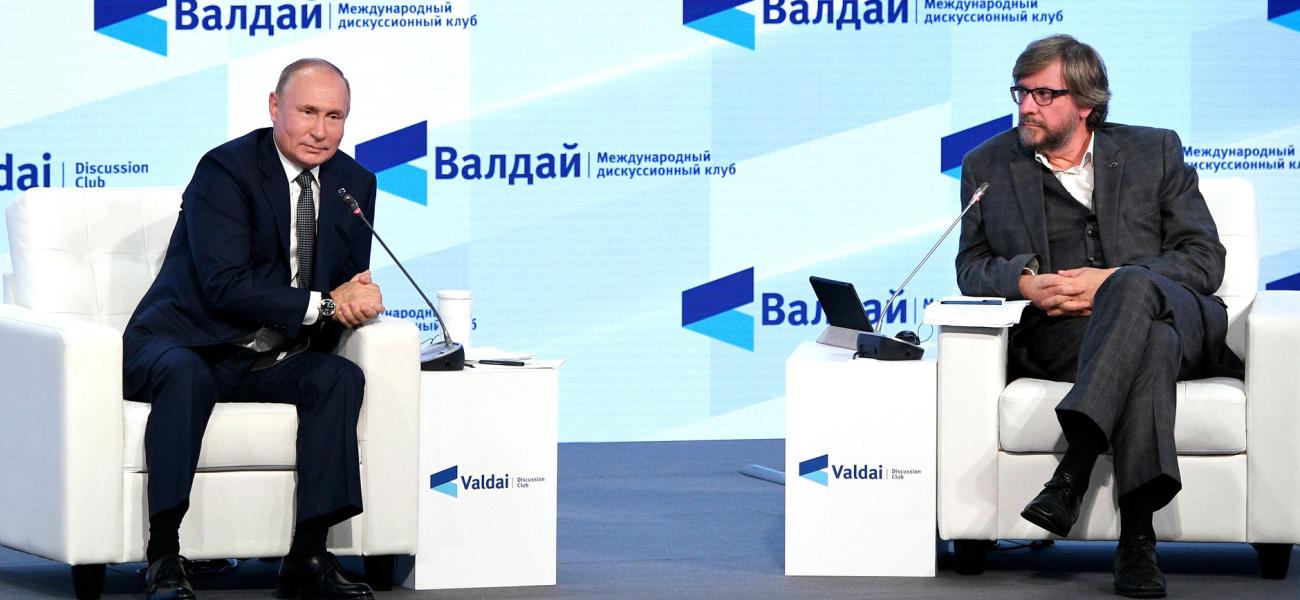 Putin, Lukyanov Valdai 2021