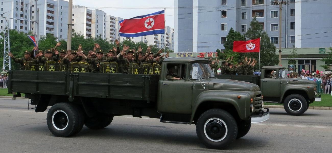 North Korea Victory Day in Pyongyang 2013. 