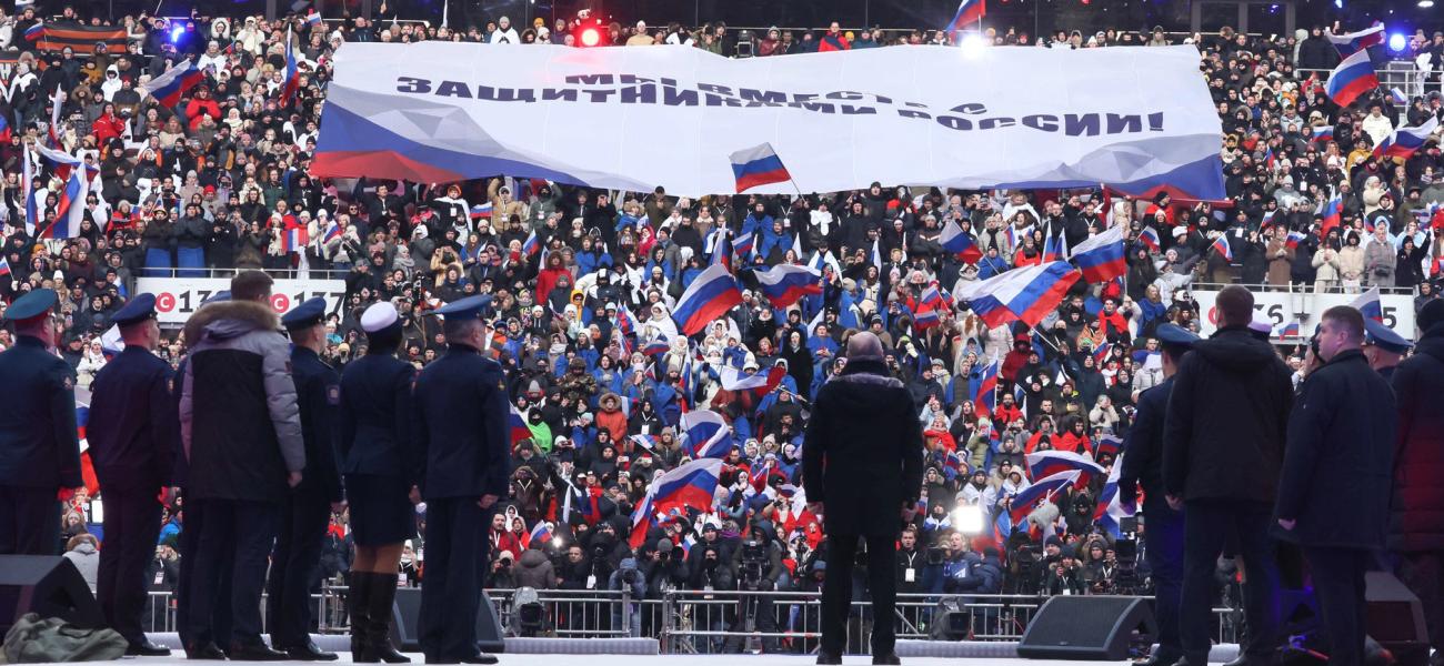 Putin at rally