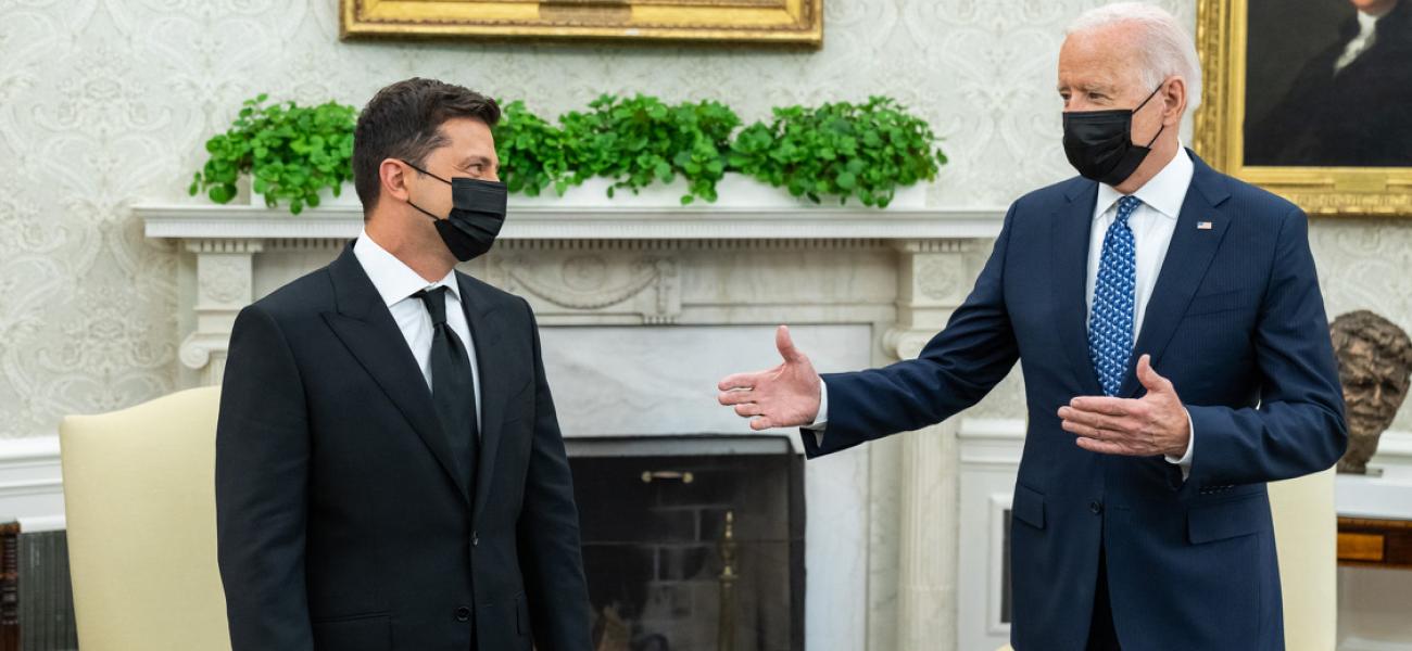 Zelenskiy and Biden
