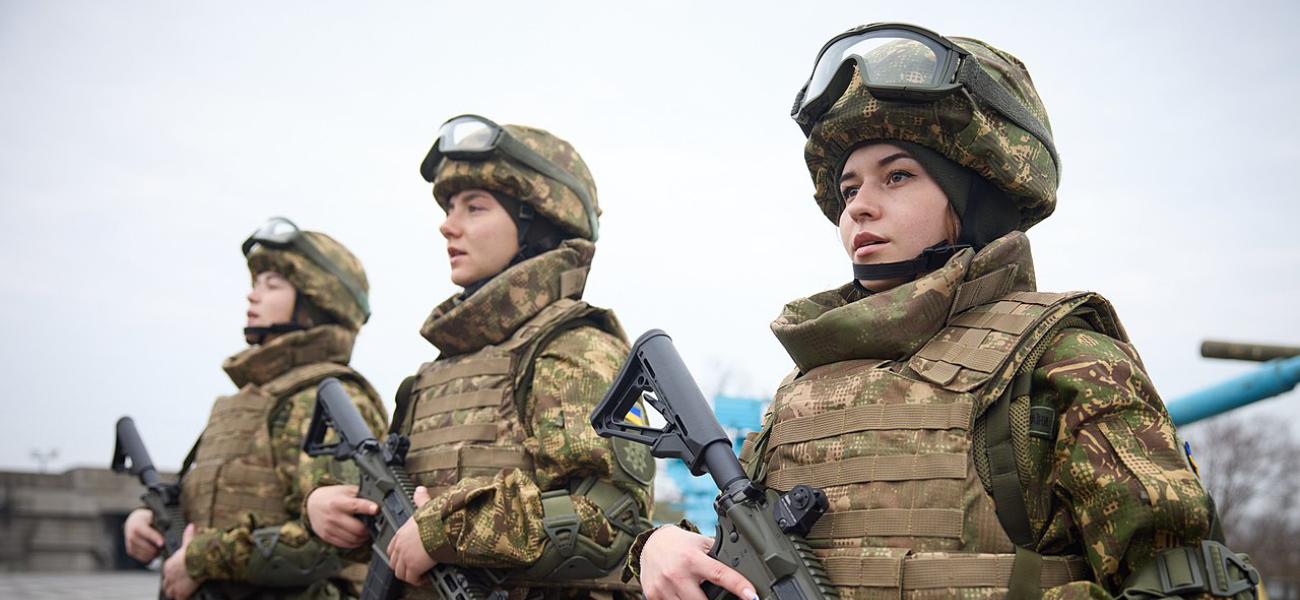 Ukrainian servicewomen