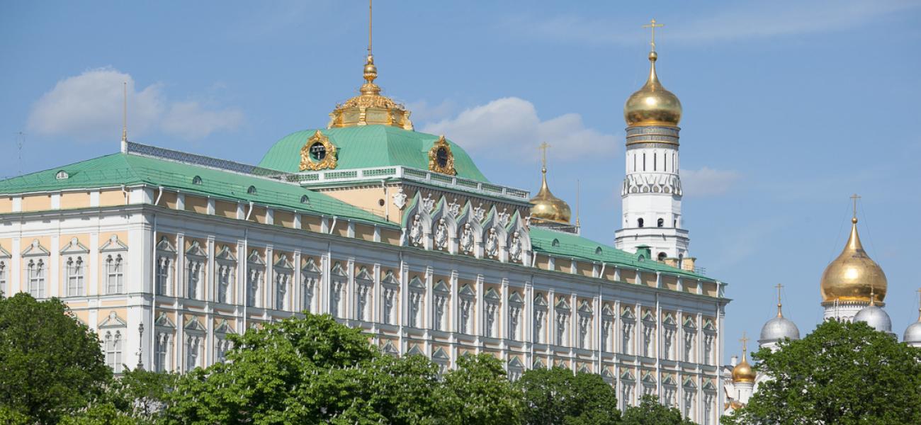 The Kremlin in Moscow, Russia.