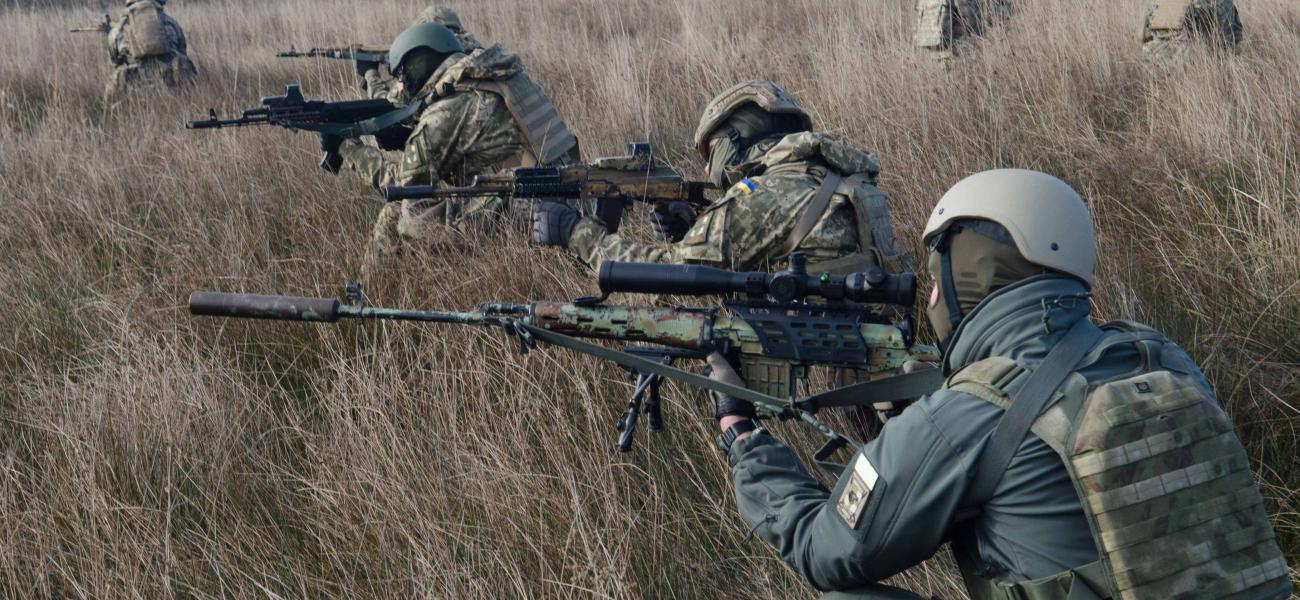 Ukrainian soldiers take part in operation CDK "Yurii Oliferenko."