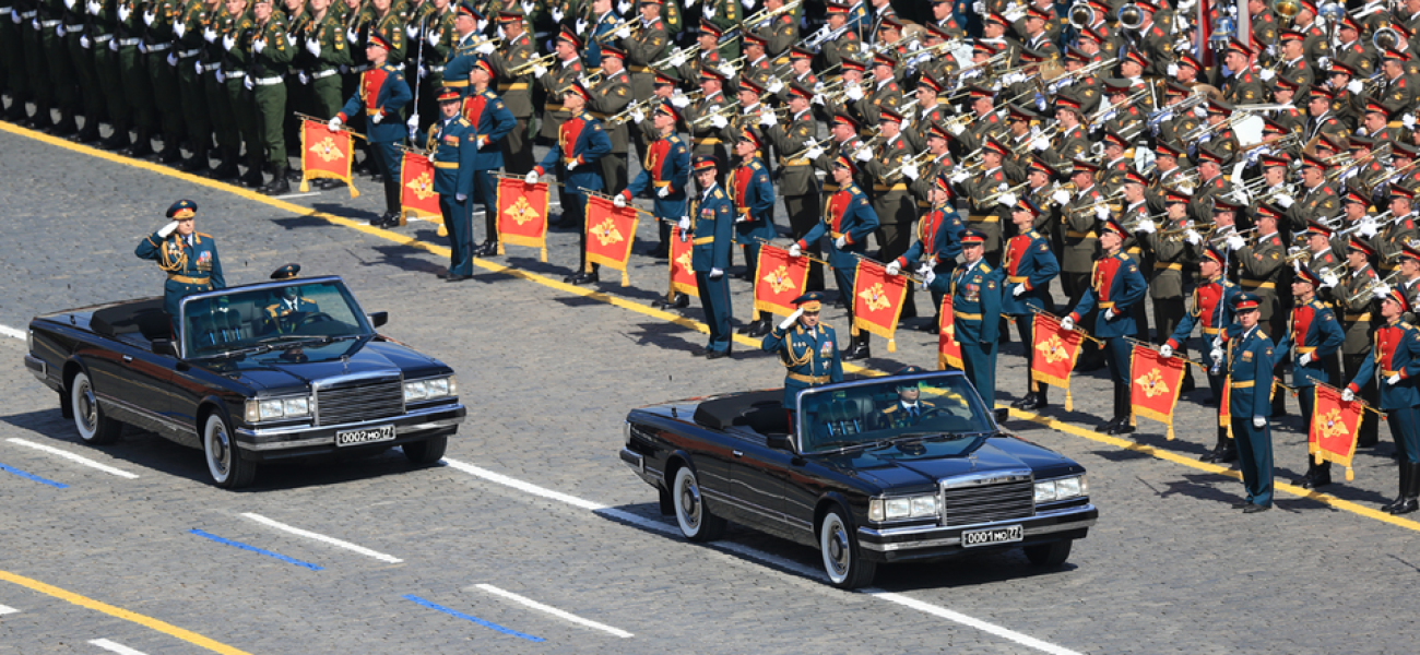 Victory Day Parade in Moscow, Russia. 