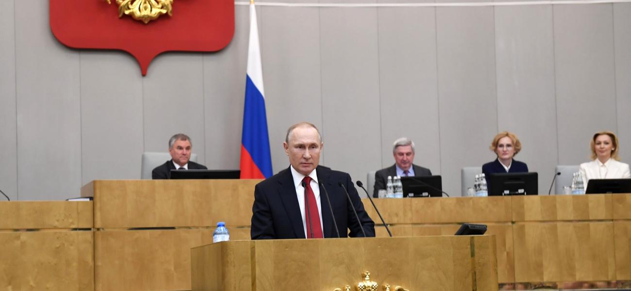 Putin talking