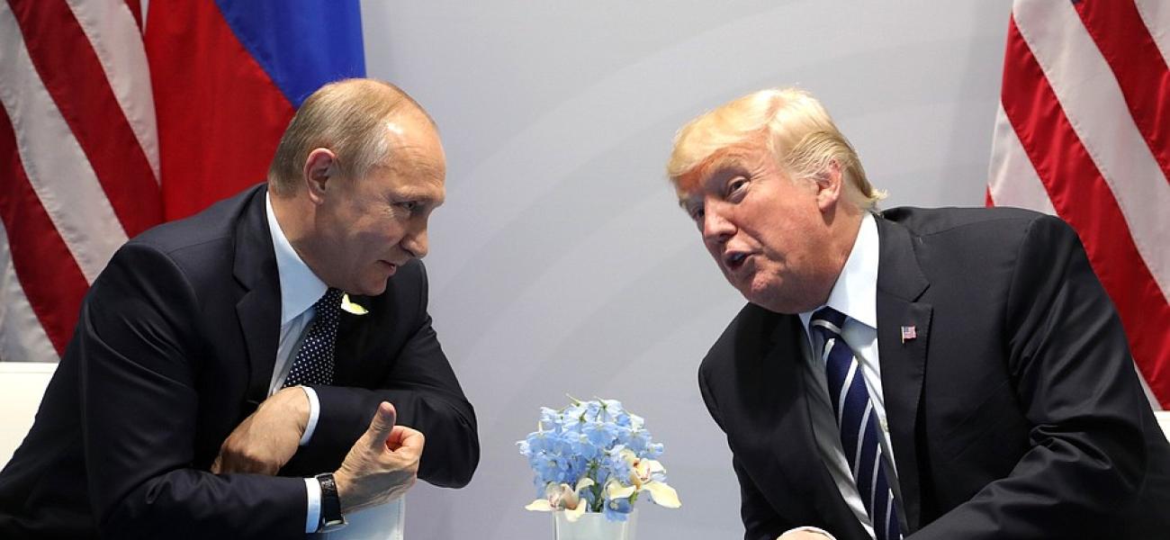 Trump and Putin in Hamburg