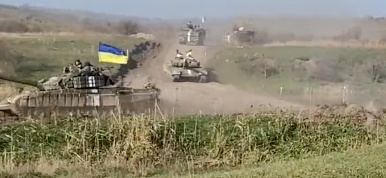 Ukrainian tanks