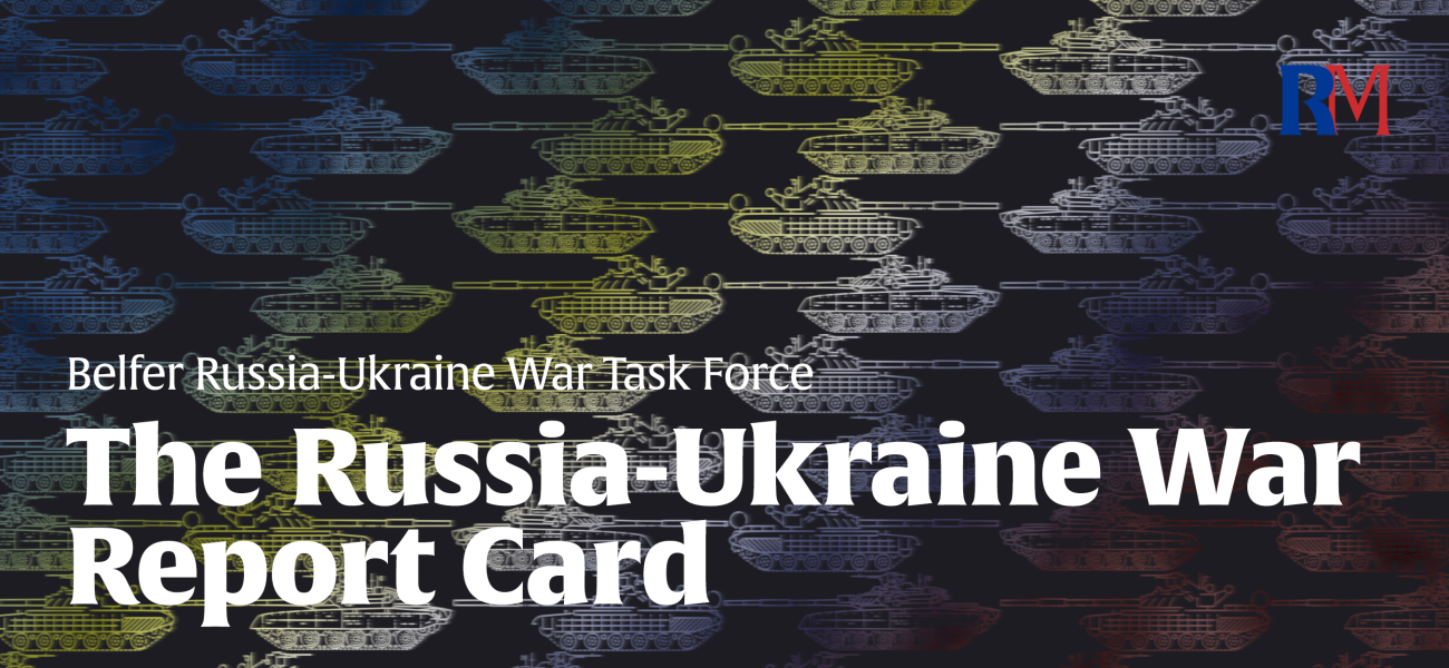 Russia war report card graphic