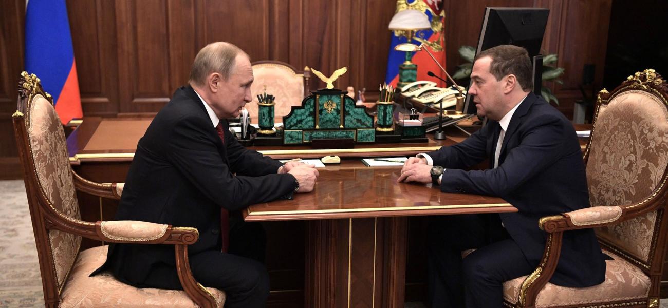 Putin and Medvedev