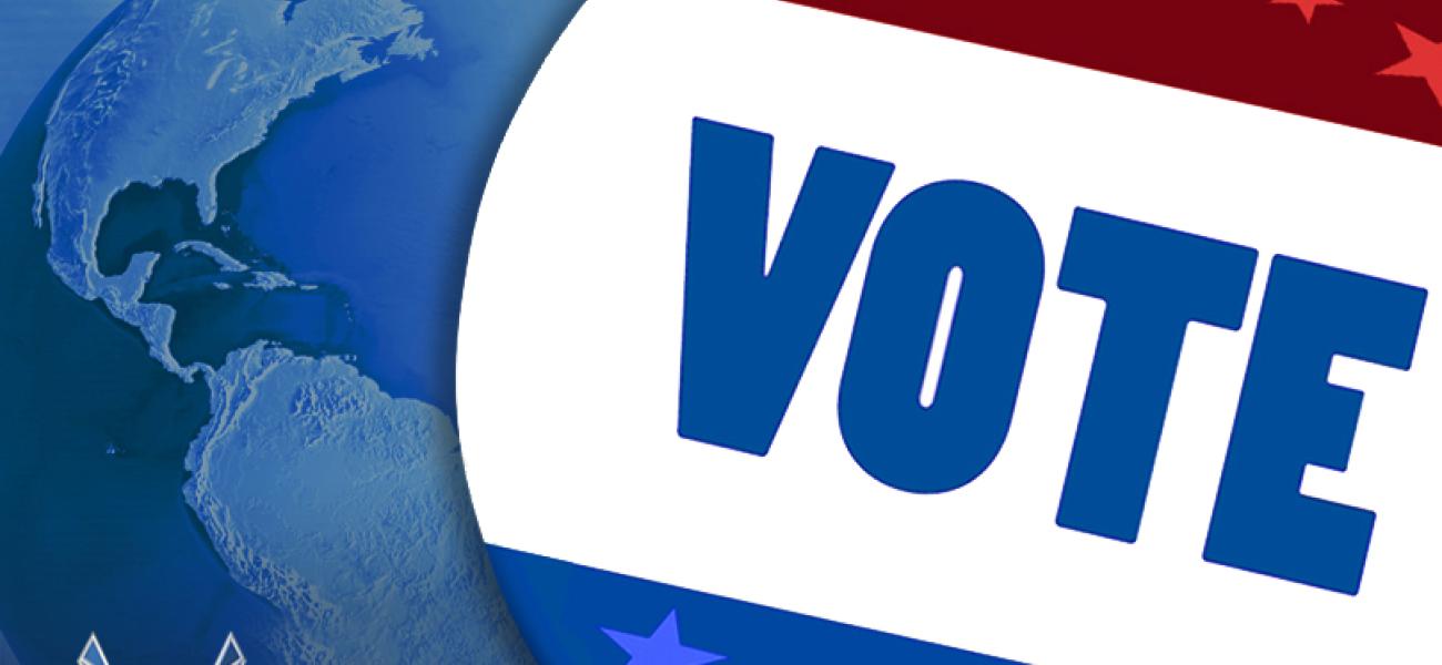 VOTE sign